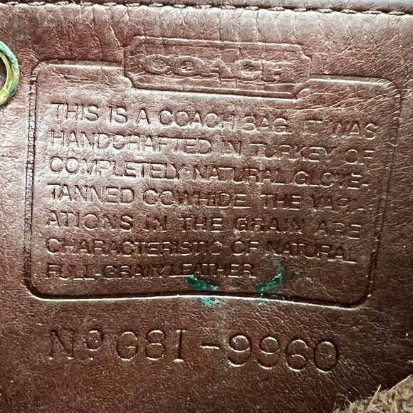 Vintage Coach Mini Backpack Daypack 9960 Brown Leather G8I-9960 Bag Purse - Picture 14 of 14
